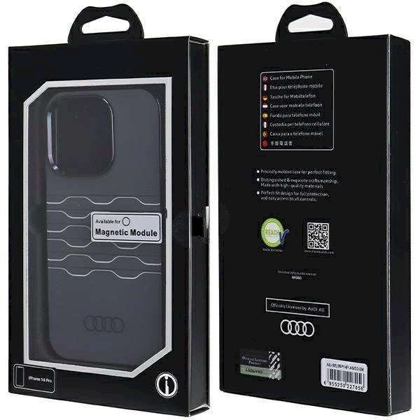 Originalus Audi dėklas IML MagSafeiPhone 14 Pro - Juodas 6 Originalus Audi dėklas IML MagSafeiPhone 14 Pro - Juodas 6