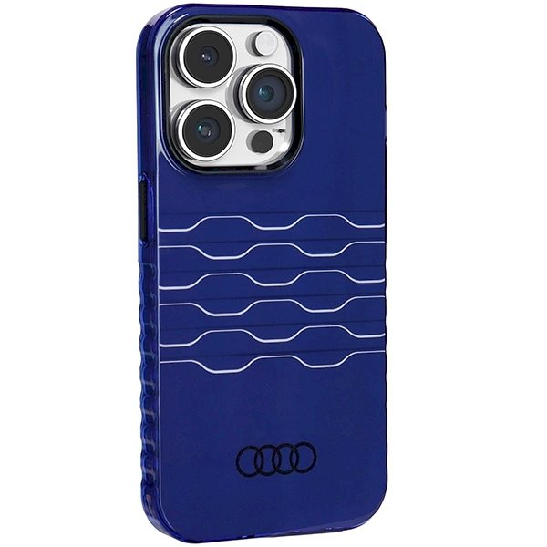 Originalus Audi dėklas IML MagSafeiPhone 14 Pro - mėlynas 5 Originalus Audi dėklas IML MagSafeiPhone 14 Pro - mėlynas 5