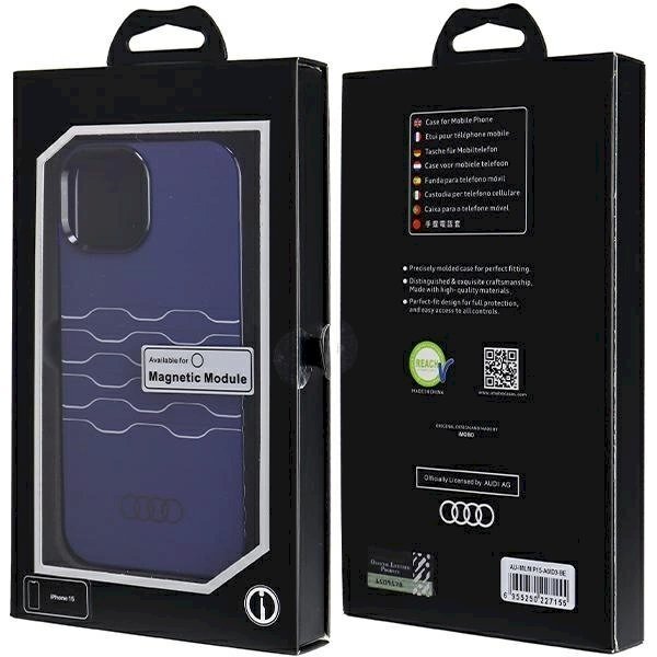 Originalus Audi dėklas IML MagSafeiPhone 15 / 14 / 13 - mėlynas 6 Originalus Audi dėklas IML MagSafeiPhone 15 / 14 / 13 - mėlynas 6