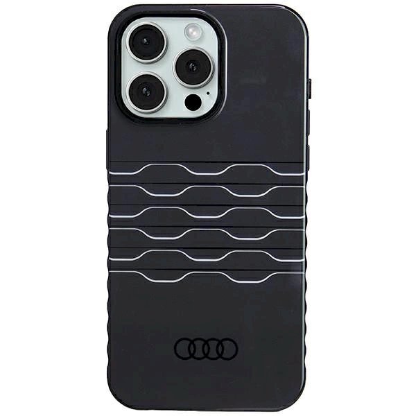 Originalus Audi dėklas IML MagSafeiPhone 15 Pro Max - Juodas Originalus Audi dėklas IML MagSafeiPhone 15 Pro Max - Juodas