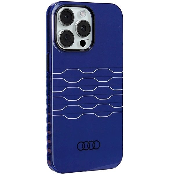 Originalus Audi dėklas IML MagSafeiPhone 15 Pro Max - mėlynas 5 Originalus Audi dėklas IML MagSafeiPhone 15 Pro Max - mėlynas 5