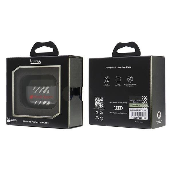 Audi IML Sport Dėklas skirtas AirPods Pro 2 - Juodas 5 Audi IML Sport Dėklas skirtas AirPods Pro 2 - Juodas 5