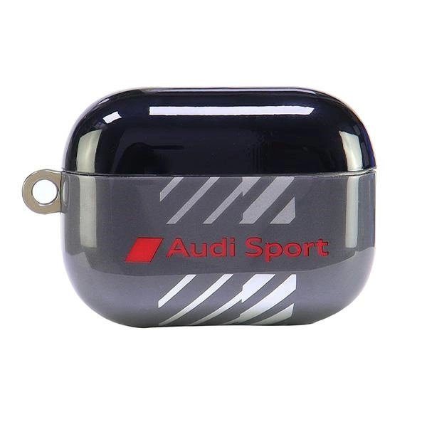 Audi IML Sport Dėklas skirtas AirPods Pro 2 - Juodas Audi IML Sport Dėklas skirtas AirPods Pro 2 - Juodas