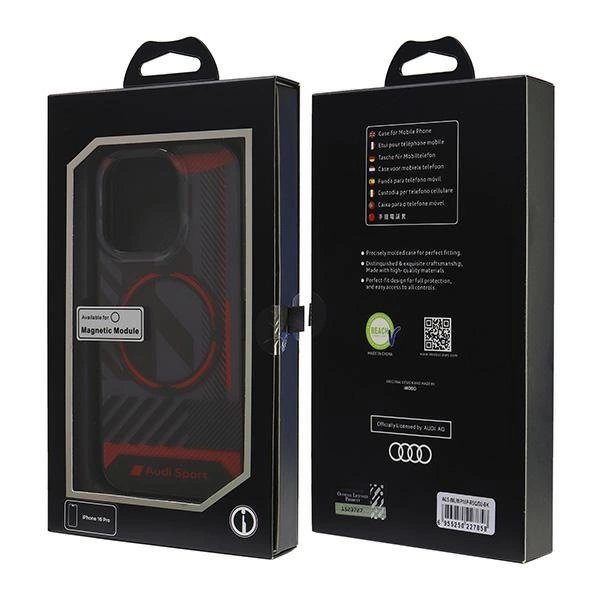 Audi IML Sport MagSafe iPhone 16 Pro 6.3" Juodas/Juodas hardcase AUS-IMLMIP16P-RSQ/D2-BK 6 Audi IML Sport MagSafe iPhone 16 Pro 6.3" Juodas/Juodas hardcase AUS-IMLMIP16P-RSQ/D2-BK 6
