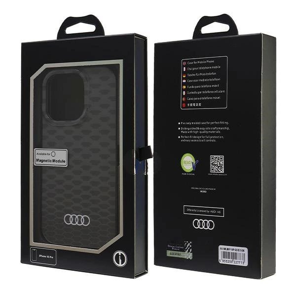Audi IML Stitching Pattern MagSafe iPhone 16 Pro 6.3" Juodas/Juodas hardcase AU-IMLMIP16P-Q5/D3-BK 6 Audi IML Stitching Pattern MagSafe iPhone 16 Pro 6.3" Juodas/Juodas hardcase AU-IMLMIP16P-Q5/D3-BK 6