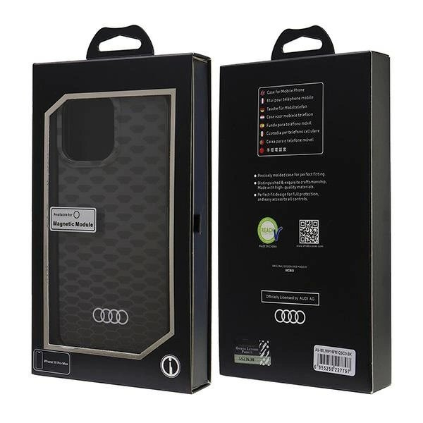 Audi IML Stitching Pattern MagSafe iPhone 16 Pro Max 6.9" Juodas/Juodas hardcase AU-IMLMIP16PM-Q5/D3-BK 6 Audi IML Stitching Pattern MagSafe iPhone 16 Pro Max 6.9" Juodas/Juodas hardcase AU-IMLMIP16PM-Q5/D3-BK 6