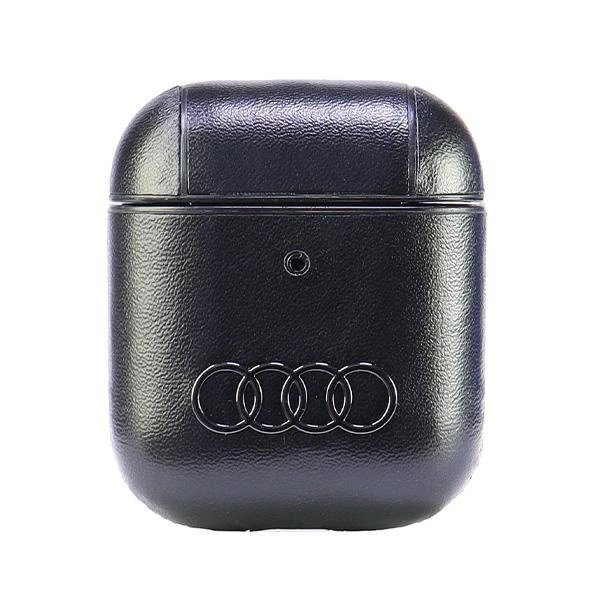 Audi Odinis Big Logo Dėklas skirtas AirPods 1 / 2 - Juodas