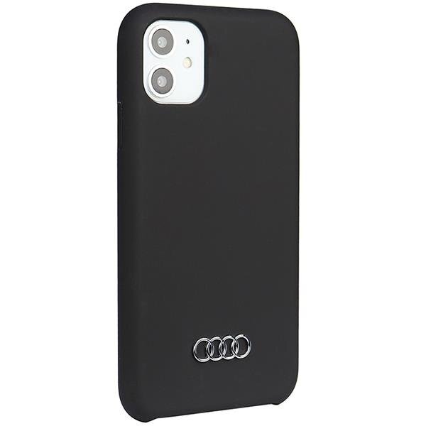 Dėklas Audi Silicone iPhone 12/12 Pro Juodas AU-LSRIP12P-Q3/D1-BK 1 Dėklas Audi Silicone iPhone 12/12 Pro Juodas AU-LSRIP12P-Q3/D1-BK 1