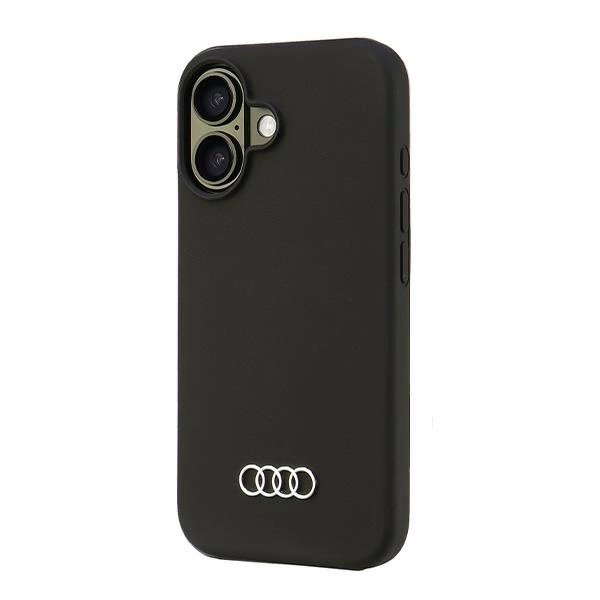 Audi Silikoninis Dėklas iPhone 16 6.1" Juodas/Juodas hardcase AU-LSRIP16-Q3/D1-BK 2 Audi Silikoninis Dėklas iPhone 16 6.1" Juodas/Juodas hardcase AU-LSRIP16-Q3/D1-BK 2