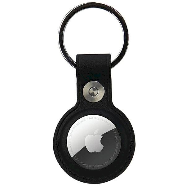 Audi dirbtinės odos AirTag dėklas – juodas