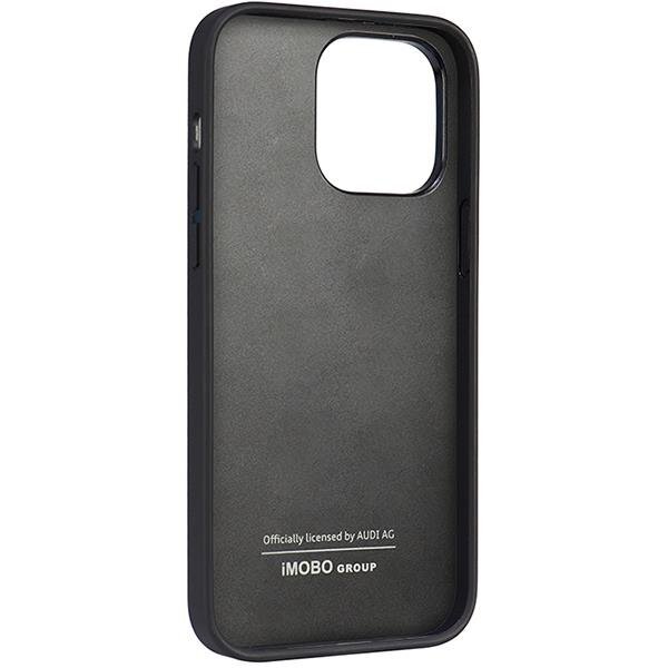 Dėklas Audi Synthetic Leather iPhone 14 Pro Max Juodas AU-TPUPPCIP14PM-TT/D1-BK 4