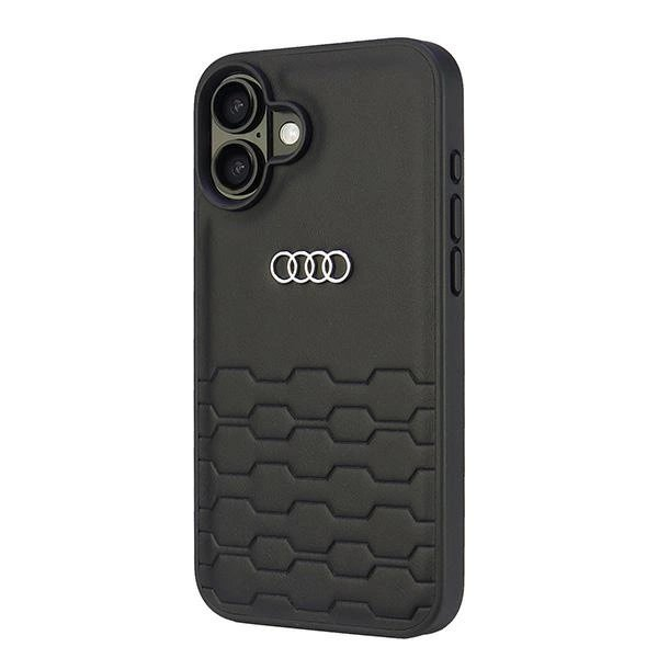 Audi Synthetic Odinis iPhone 16 Plus 6.7&quot; Juodas/Juodas hardcase AU-TPUPCIP16M-GT/D2-BK 1