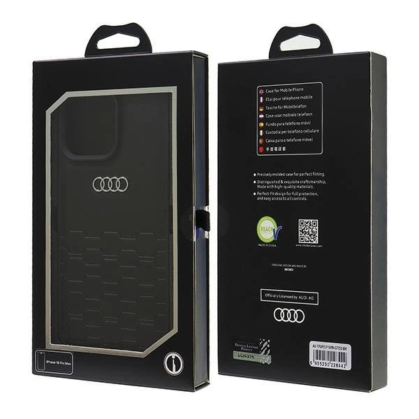 Audi Synthetic Odinis iPhone 16 Pro Max 6.9" Juodas/Juodas hardcase AU-TPUPCIP16PM-GT/D2-BK 6