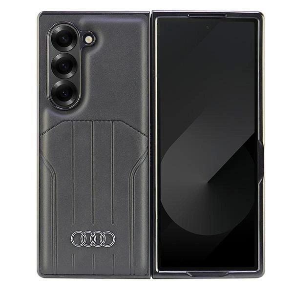 Audi Synthetic Odinis MagSafe Dėklas skirtas Samsung Galaxy Z Fold 6 - Juodas 1 Audi Synthetic Odinis MagSafe Dėklas skirtas Samsung Galaxy Z Fold 6 - Juodas 1