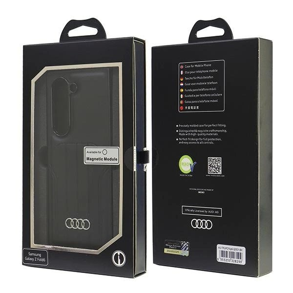 Audi Synthetic Odinis MagSafe Dėklas skirtas Samsung Galaxy Z Fold 6 - Juodas 7 Audi Synthetic Odinis MagSafe Dėklas skirtas Samsung Galaxy Z Fold 6 - Juodas 7