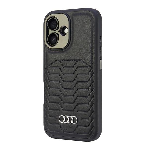Audi Synthetic Odinis MagSafe iPhone 16 Plus 6.7" Juodas/Juodas hardcase AU-TPUPCMIP16M-GT/D3-BK 1