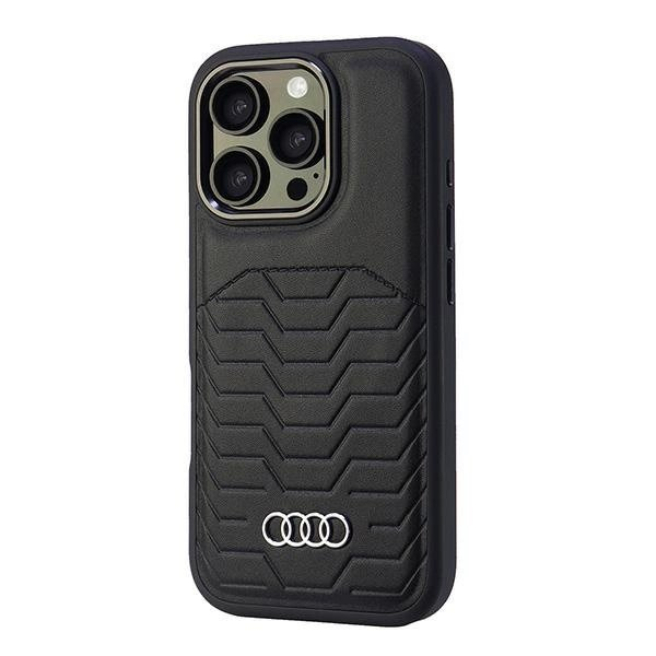 Audi Synthetic Odinis MagSafe iPhone 16 Pro 6.3&quot; Juodas/Juodas hardcase AU-TPUPCMIP16P-GT/D3-BK 2