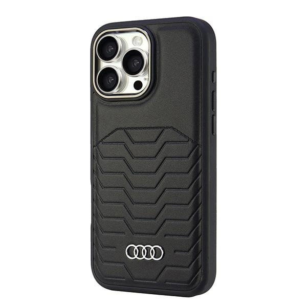 Audi Synthetic Odinis MagSafe iPhone 16 Pro Max 6.9" Juodas/Juodas hardcase AU-TPUPCMIP16PM-GT/D3-BK 2