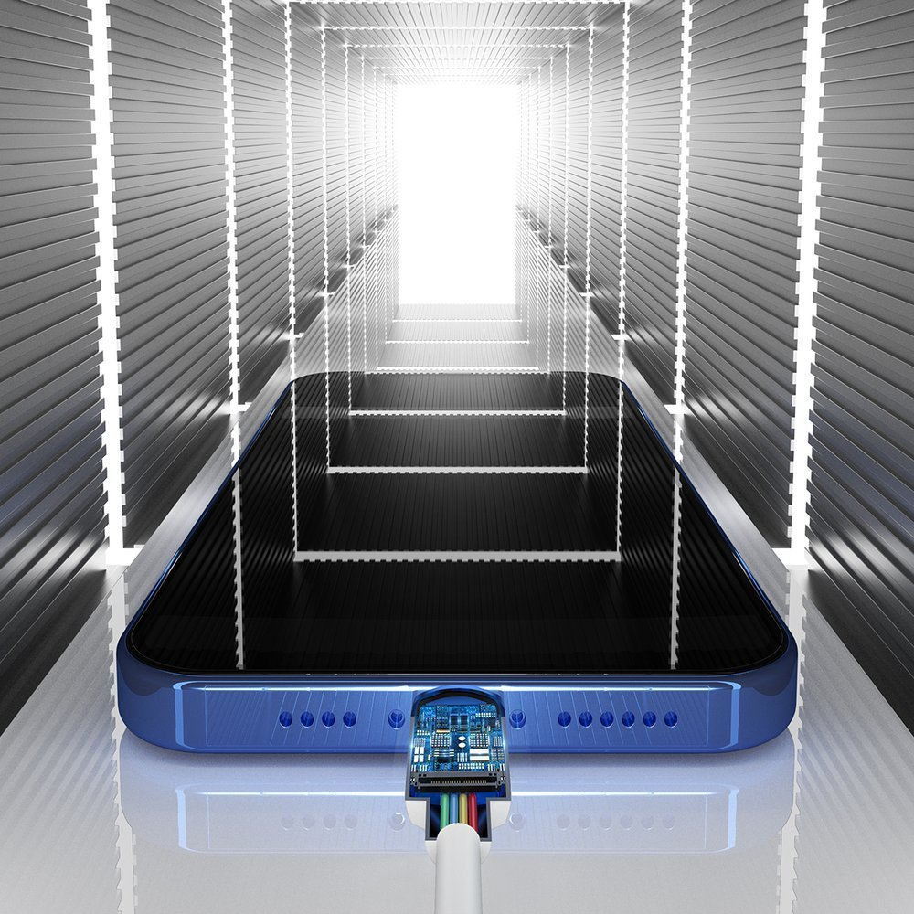 USB kabelis Baseus 2x set USB - Lightning cable fast charging Power Delivery 1,5 m baltas 11 USB kabelis Baseus 2x set USB - Lightning cable fast charging Power Delivery 1,5 m baltas 11