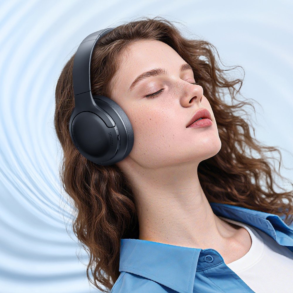 Belaidės ausinės Baseus Bass BH1 Lite On-Ear Bluetooth 6.0 – juodos 14