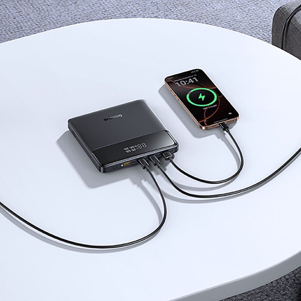 Išorinė baterija Baseus Blade H1 20000 mAh 100 W su ekranu – juoda 12 Išorinė baterija Baseus Blade H1 20000 mAh 100 W su ekranu – juoda 12