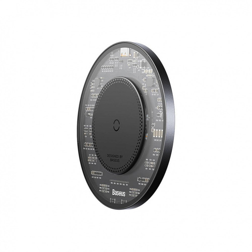 Baseus BS-W530 15W induction charger + USB C cable - USB C 24W 1m - Juodas 2 Baseus BS-W530 15W induction charger + USB C cable - USB C 24W 1m - Juodas 2