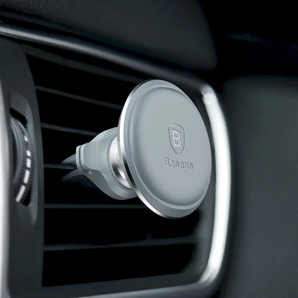 Baseus C40141201S13-00 magnetic Automobilinis laikiklisair vent - silver 3 Baseus C40141201S13-00 magnetic Automobilinis laikiklisair vent - silver 3