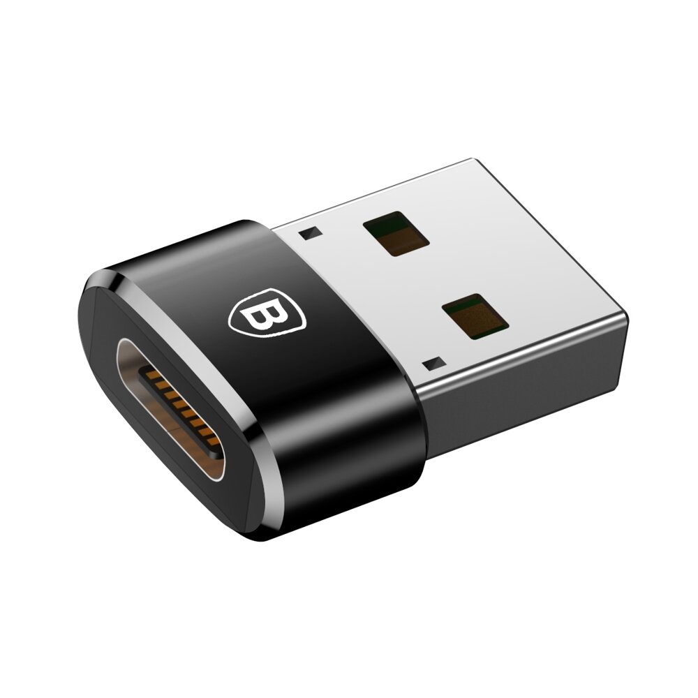 Adapteris Baseus USB Type-C to USB Connector Juodas (CAAOTG-01) 2 Adapteris Baseus USB Type-C to USB Connector Juodas (CAAOTG-01) 2