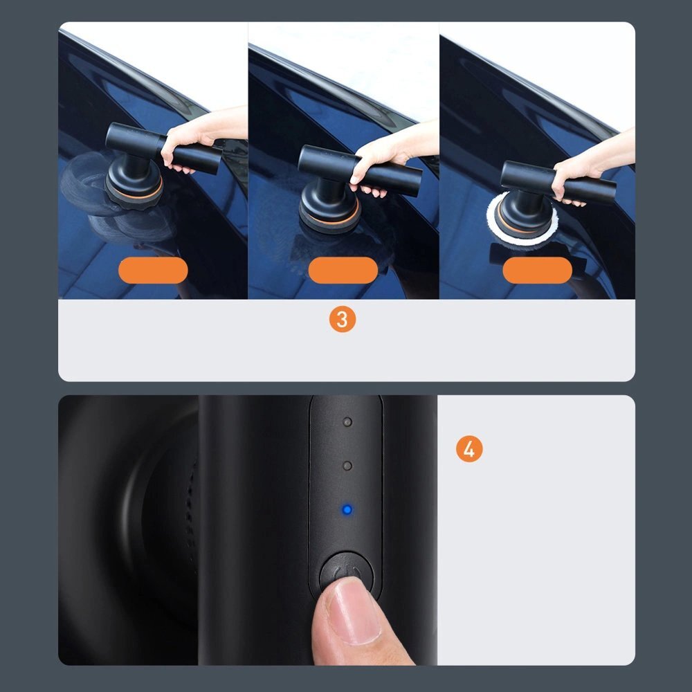 Poliravimo mašina Baseus CRDLQ-B01 30 W 4000 mAh belaidė – juoda 24