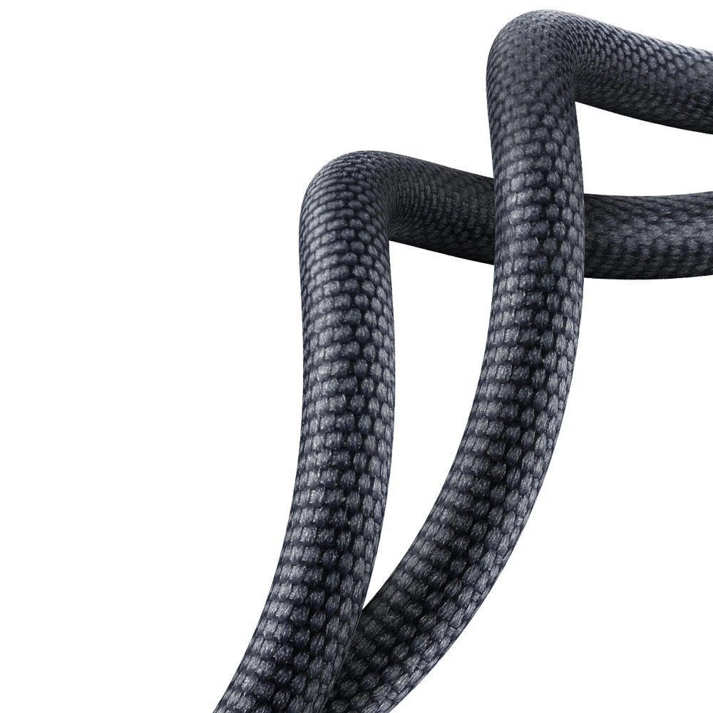 Krovimo kabelis Baseus Crystal Shine Series USB-A / USB-C 100 W 1.2 m – juodas (CAJY000401) 3