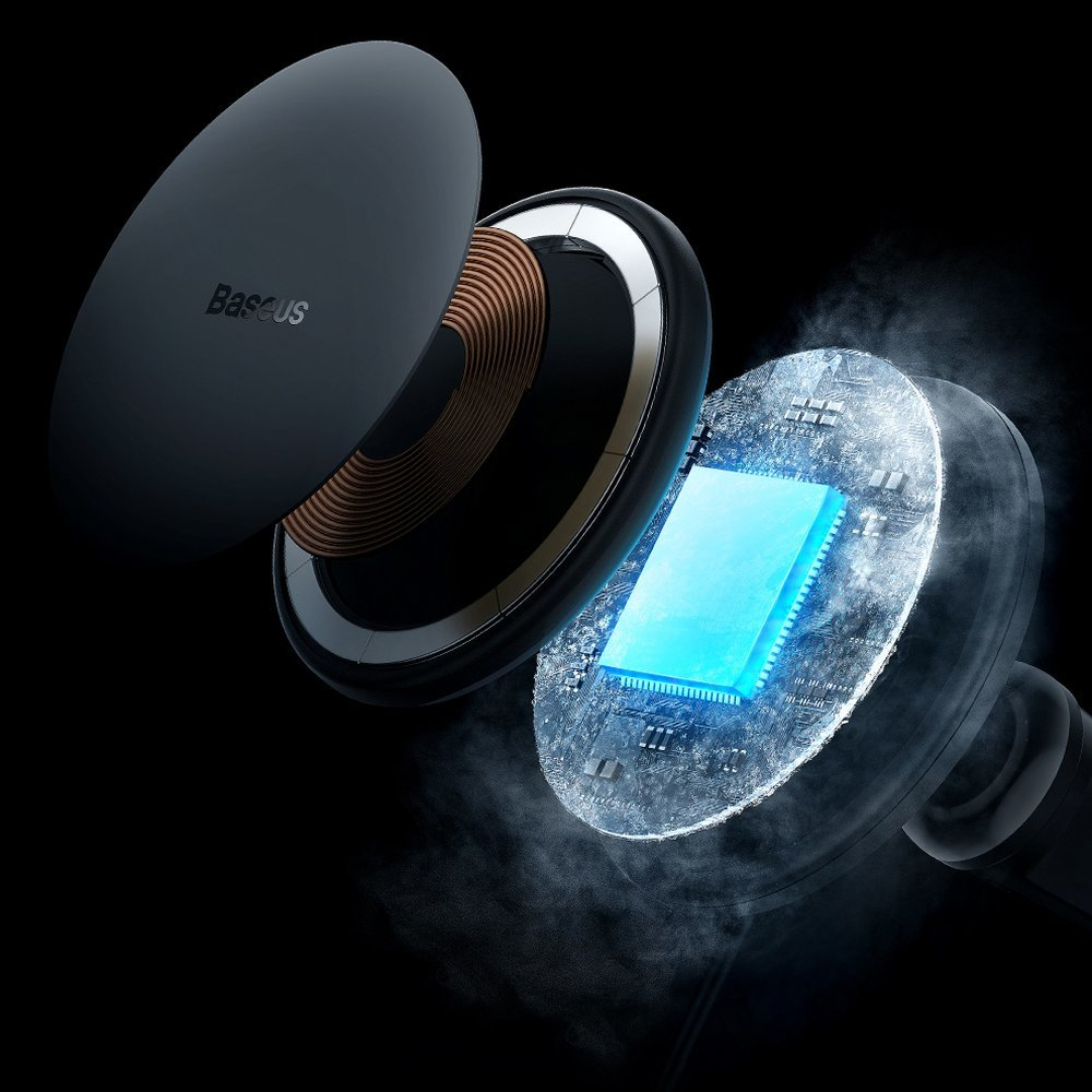 Baseus CW01 MagSafe 15W USB 25W inductive car charger - Juodas 8 Baseus CW01 MagSafe 15W USB 25W inductive car charger - Juodas 8