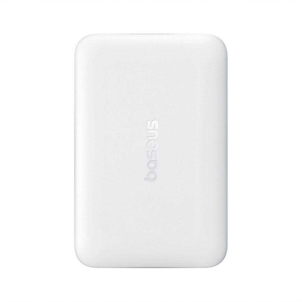 Išorinė baterija Baseus EnerFill FM11 Ultra-Mini 10000 mAh 22.5 W su MagSafe ir Baseus Simple USB-C 20 V/3 A 30 cm kabeliu – balta 2 Išorinė baterija Baseus EnerFill FM11 Ultra-Mini 10000 mAh 22.5 W su MagSafe ir Baseus Simple USB-C 20 V/3 A 30 cm kabeliu – balta 2