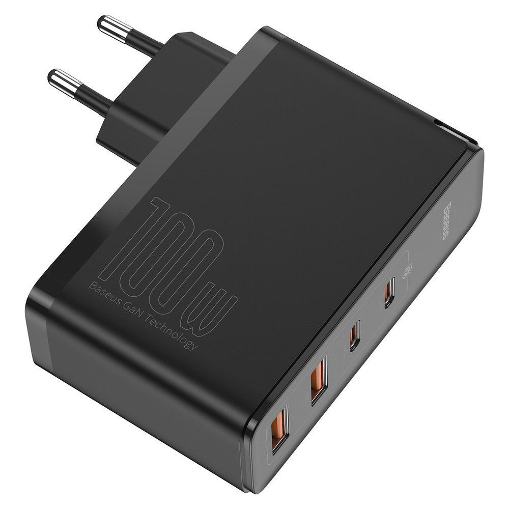 Baseus GaN2 Pro Greitas Buitinis Įkroviklis 100W USB / USB Typ C Quick Charge 4+ Power Delivery Juodas (CCGAN2P-L01) UGLX912 6 Baseus GaN2 Pro Greitas Buitinis Įkroviklis 100W USB / USB Typ C Quick Charge 4+ Power Delivery Juodas (CCGAN2P-L01) UGLX912 6