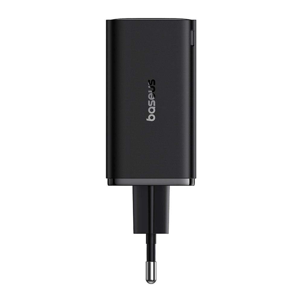 Sieninis įkroviklis Baseus GaN6 Pro 65 W 2 × USB-C + 2 × USB-A su juodu USB-C 100 W 1 m kabeliu – juodas 3