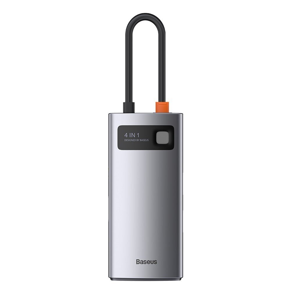 Baseus Metal Gleam 4in1 Daugiafunkcinis Šakotuvas HUB USB Type C - USB Type C 100 W / HDMI 4K 30 Hz / 1x USB 3.2 Gen 1 / 1x USB 2.0 (CAHUB-CY0G) UGLX912 1 Baseus Metal Gleam 4in1 Daugiafunkcinis Šakotuvas HUB USB Type C - USB Type C 100 W / HDMI 4K 30 Hz / 1x USB 3.2 Gen 1 / 1x USB 2.0 (CAHUB-CY0G) UGLX912 1
