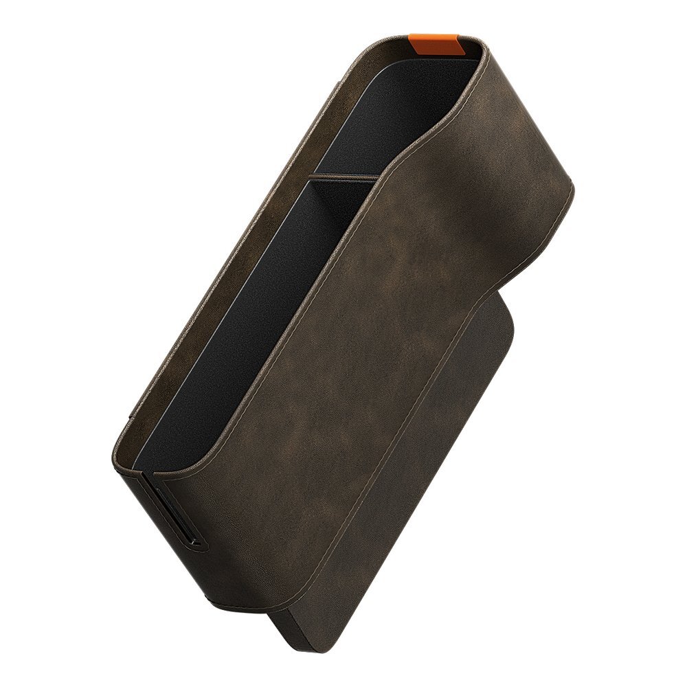 Automobilinis organizatorius Baseus OrganizeFun Series centrinės konsolės laikymo dėžė – rudos marmuro spalvos