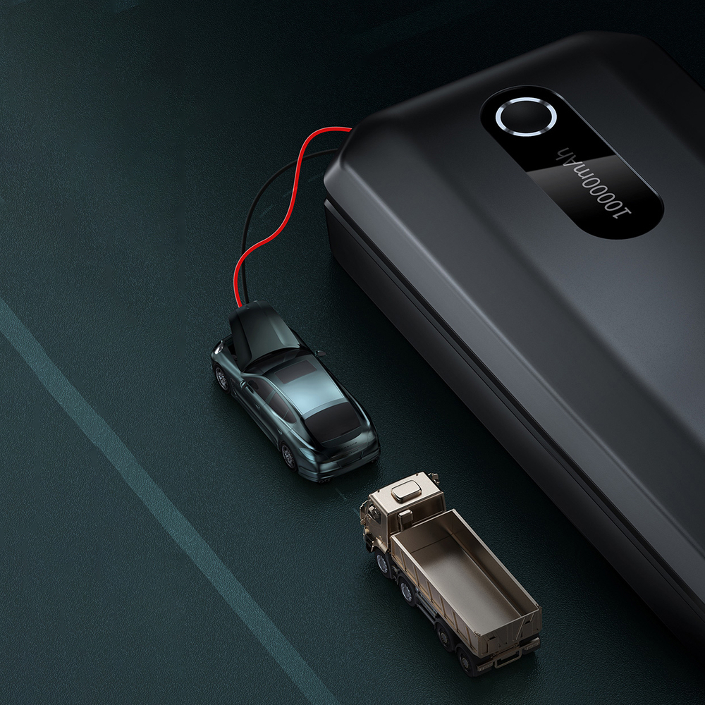 Baseus power bank Power Starter Jump Starter booster 1000mAh 12V (1000A / 500A) + crocodile clips black (CGNL020101) 13 Baseus power bank Power Starter Jump Starter booster 1000mAh 12V (1000A / 500A) + crocodile clips black (CGNL020101) 13