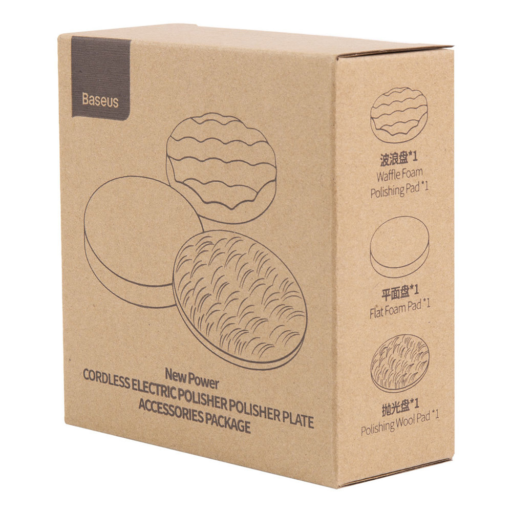 Priedai Akomuliatorinei Poliravimo Mašinai Baseus set of accessories for the cordless polishing machine CRDLQ-B01 3vnt. (CRDLQ-C01) 2 Priedai Akomuliatorinei Poliravimo Mašinai Baseus set of accessories for the cordless polishing machine CRDLQ-B01 3vnt. (CRDLQ-C01) 2