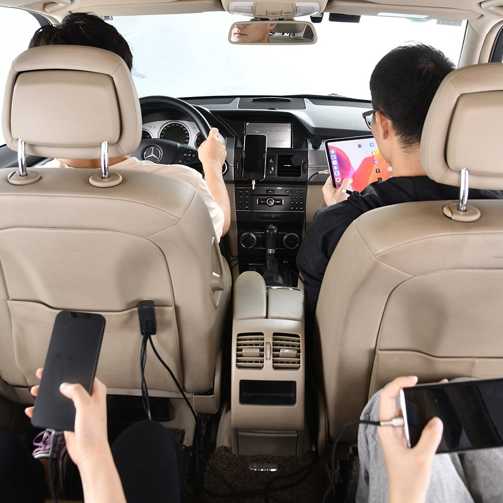 Automobilinis Įkroviklis Baseus Share Together 2x USB / 2x USB Type C 120W PPS Quick Charge Power Delivery Pilkas (CCBT-A0G) 14 Automobilinis Įkroviklis Baseus Share Together 2x USB / 2x USB Type C 120W PPS Quick Charge Power Delivery Pilkas (CCBT-A0G) 14