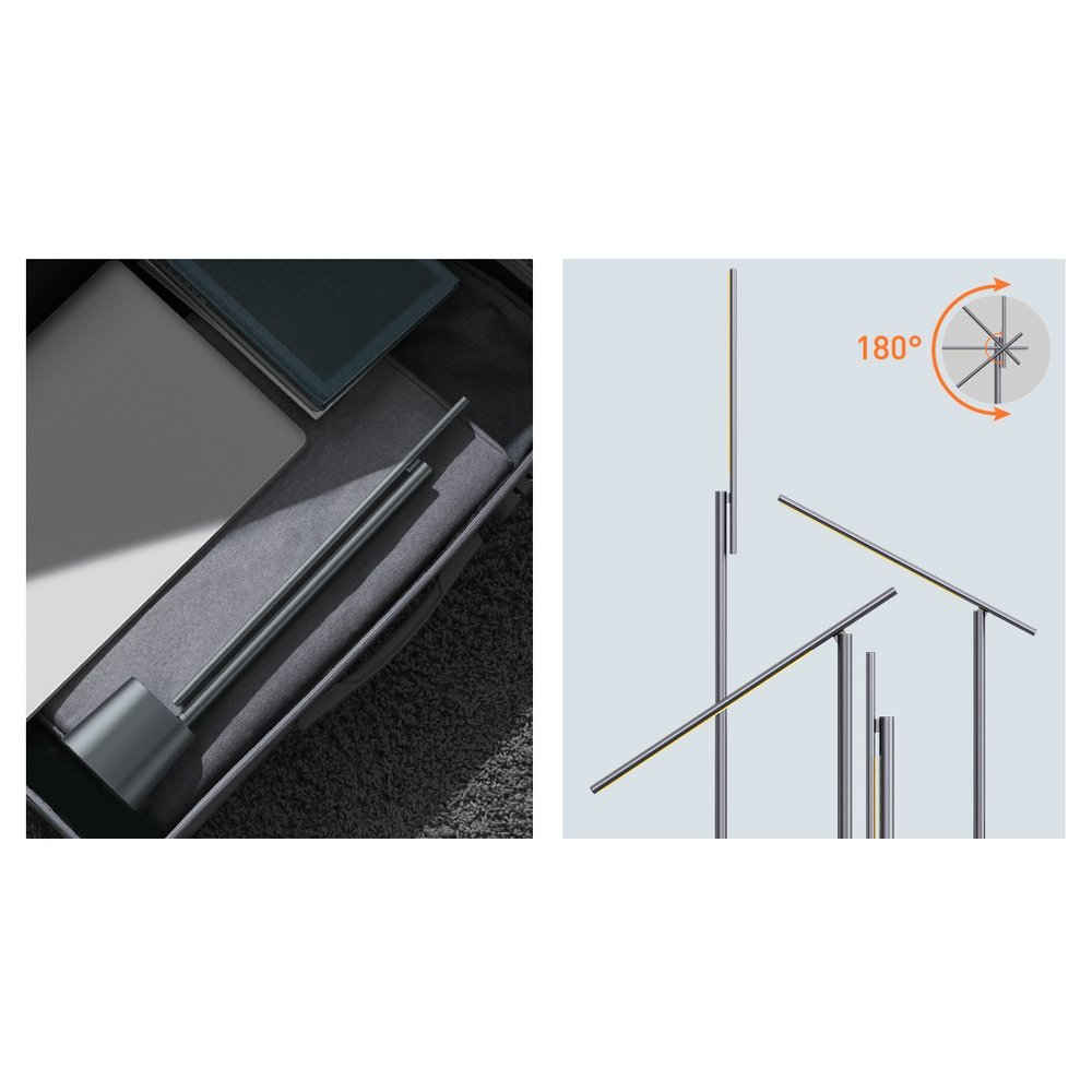 Baseus Smart Eye Pakraunama Sulankstoma Skaitymo Lempa LED Statoma Ant Stalo (Smart Light) Pilka (DGZG-0G) 15 Baseus Smart Eye Pakraunama Sulankstoma Skaitymo Lempa LED Statoma Ant Stalo (Smart Light) Pilka (DGZG-0G) 15