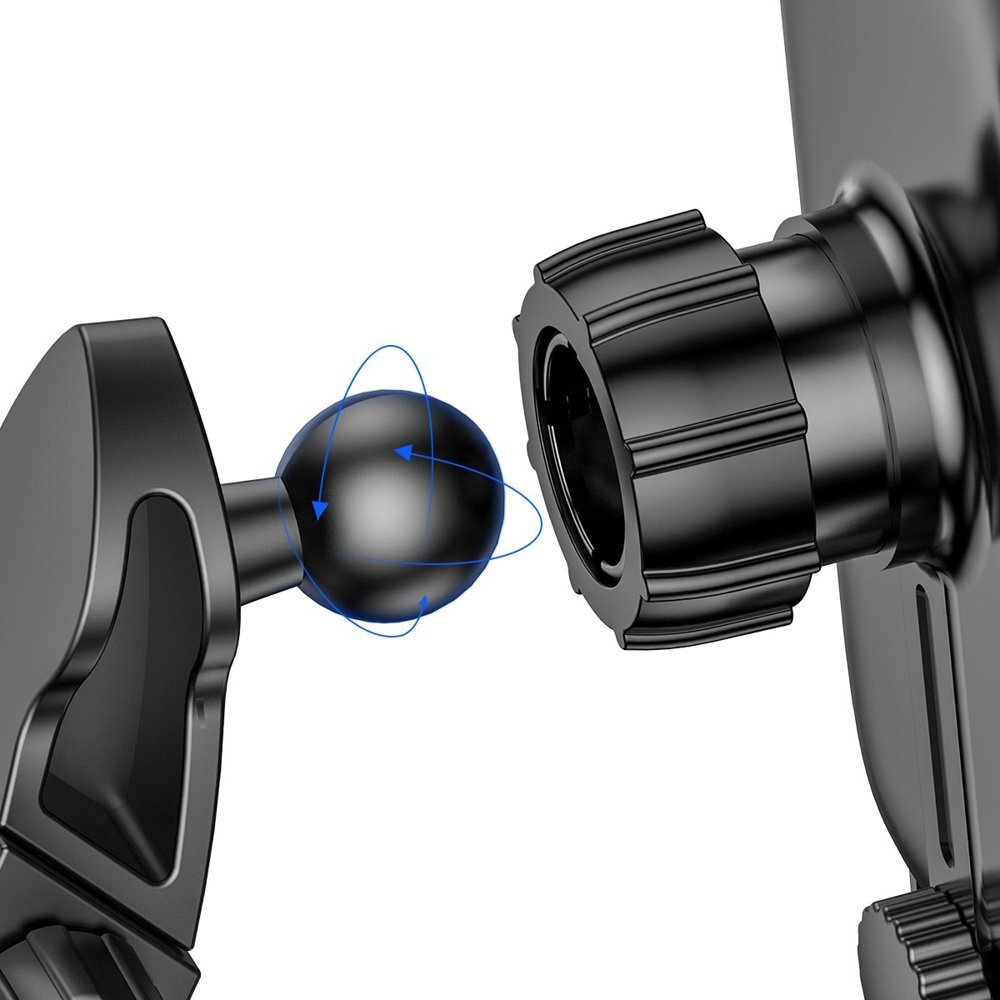 Automobilinis Telefono Laikiklis Tvirtinamas Į Groteles Baseus Smart Vehicle Bracket Wireless Qi Charger 15W Juodas 4 Automobilinis Telefono Laikiklis Tvirtinamas Į Groteles Baseus Smart Vehicle Bracket Wireless Qi Charger 15W Juodas 4