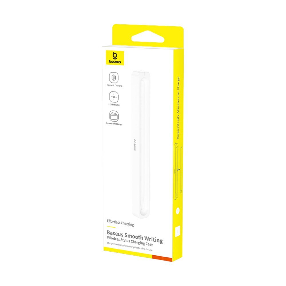Rašiklio įkrovimo dėklas Baseus Smooth Writing Stylus su Baseus Simple USB-C 3 A 30 cm kabeliu – baltas 1