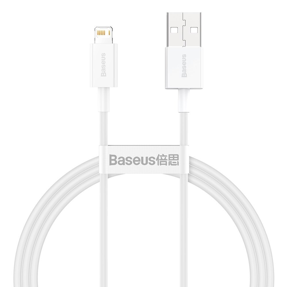 Baseus Superior Kabelis USB - Lightning 2,4A 1 m Baltas (CALYS-A02)