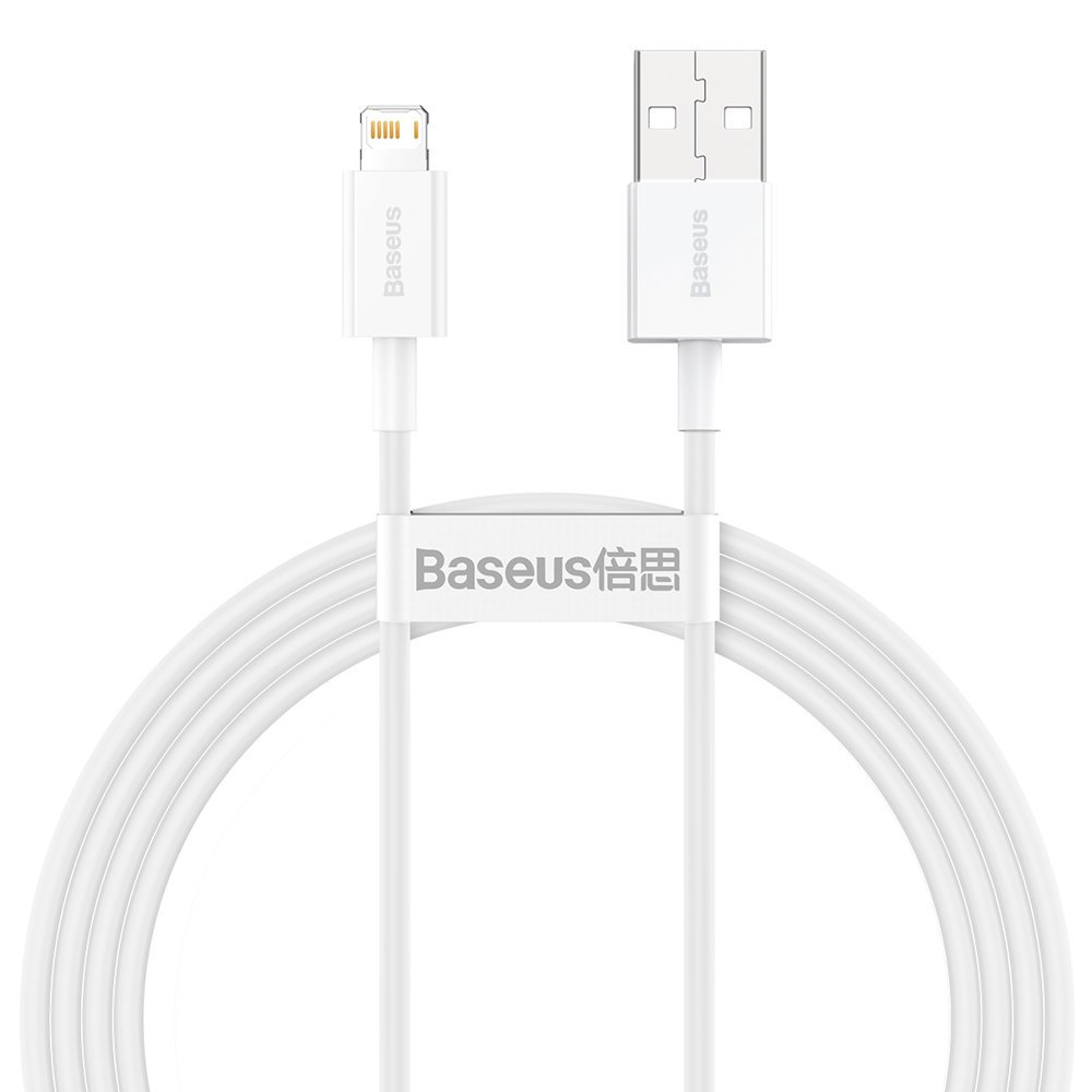 Baseus Superior Cable USB - Lightning 2,4A 1,5 m White (CALYS-B02)