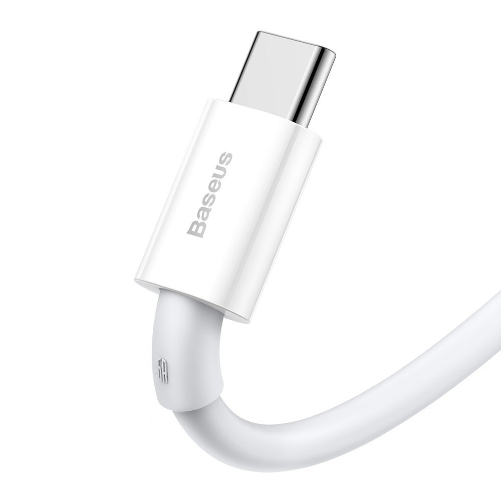 Baseus Superior Series Greito Įkrovimo Kabelis USB - USB Type C 66 W 6A 1 m Baltas (CATYS-02) 2 Baseus Superior Series Greito Įkrovimo Kabelis USB - USB Type C 66 W 6A 1 m Baltas (CATYS-02) 2
