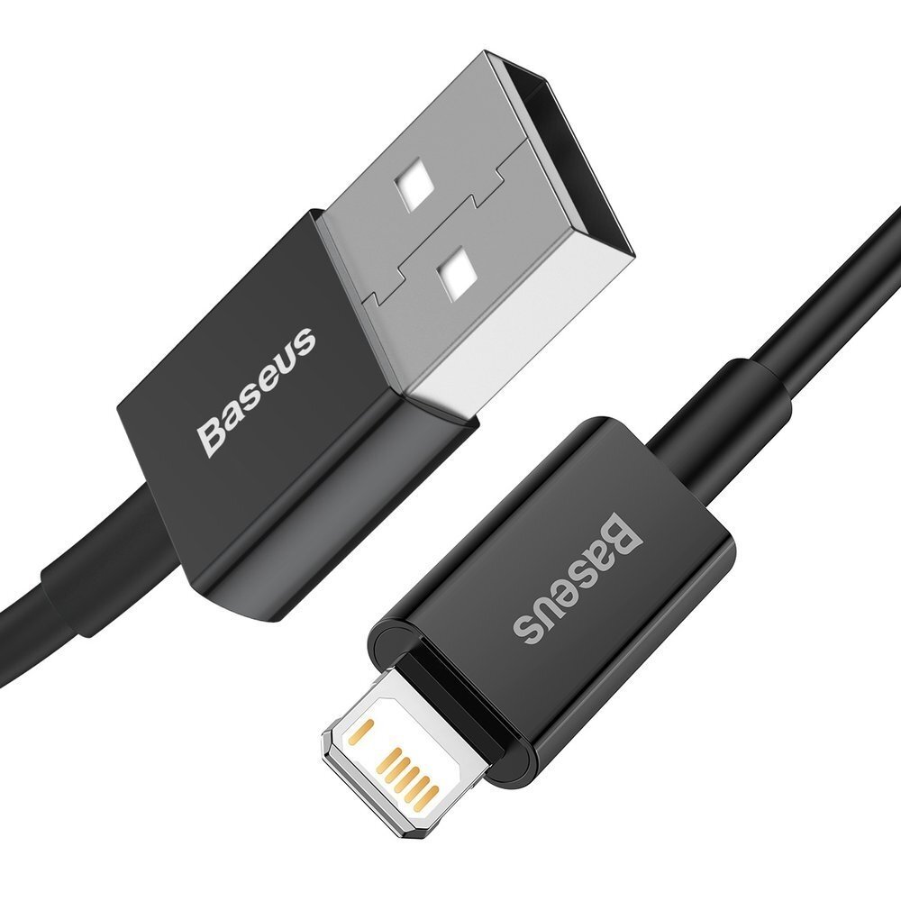 Baseus Superior USB - Lightning fast charging data cable 2,4 A 2 m black (CALYS-C01) 1 Baseus Superior USB - Lightning fast charging data cable 2,4 A 2 m black (CALYS-C01) 1