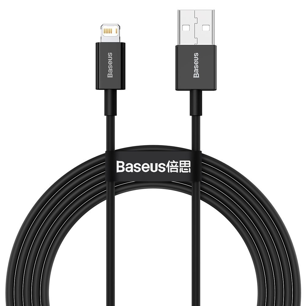 Baseus Superior USB - Lightning fast charging data cable 2,4 A 2 m black (CALYS-C01) Baseus Superior USB - Lightning fast charging data cable 2,4 A 2 m black (CALYS-C01)
