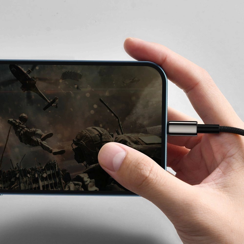 Krovimo kabelis Baseus Tungsten 3in1 USB – USB-C / Lightning / micro USB 3.5 A 1.5 m – juodas (CAMLTWJ-01) 9 Krovimo kabelis Baseus Tungsten 3in1 USB – USB-C / Lightning / micro USB 3.5 A 1.5 m – juodas (CAMLTWJ-01) 9