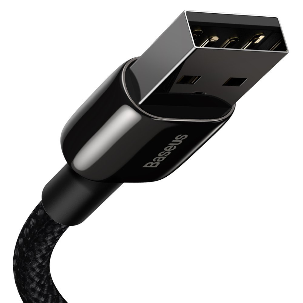 Kabelis Baseus Tungsten USB - Lightning 2,4 A 2 m Juodas (CALWJ-A01) 8 Kabelis Baseus Tungsten USB - Lightning 2,4 A 2 m Juodas (CALWJ-A01) 8