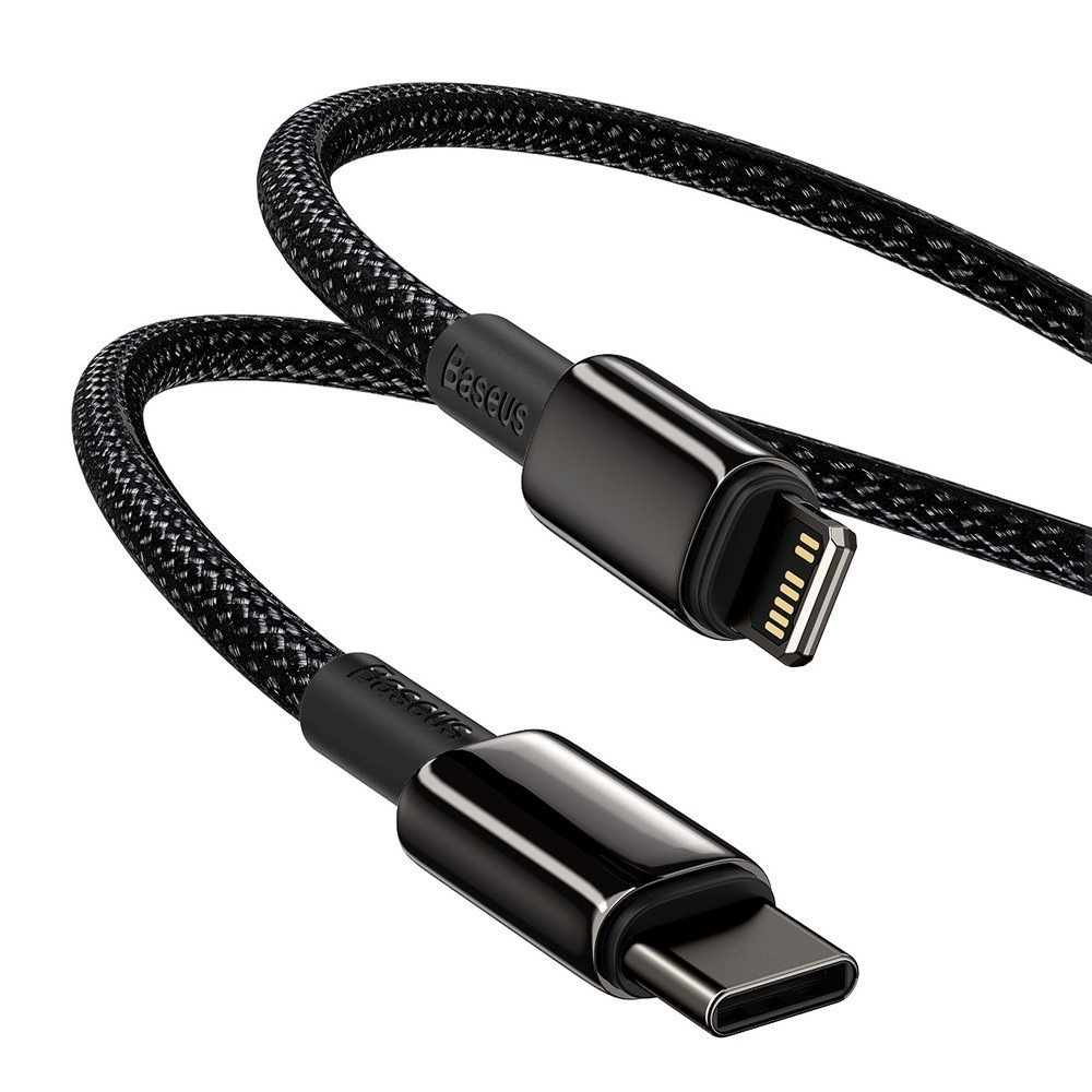 Kabelis Baseus usb Type C - Lightning cable Power Delivery fast charge 20 W 1 m juodas (CATLWJ-01) 9 Kabelis Baseus usb Type C - Lightning cable Power Delivery fast charge 20 W 1 m juodas (CATLWJ-01) 9